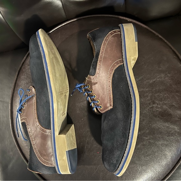 Johnston & Murphy suede leather saddle oxfords size 9.5 - Picture 3 of 10